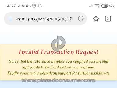 dfa invalid transaction request|Public Advisory Regarding Passport Appointment Booking and .